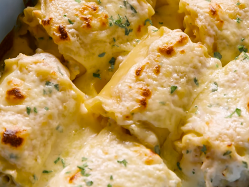 chicken alfredo roll-ups recipe