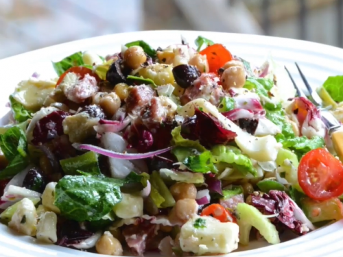 chicken chopped salad with italian dressing recipe