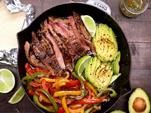 chili lime steak fajitas recipe