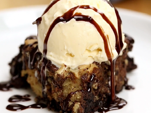 chocolate chip skillet brookie recipe