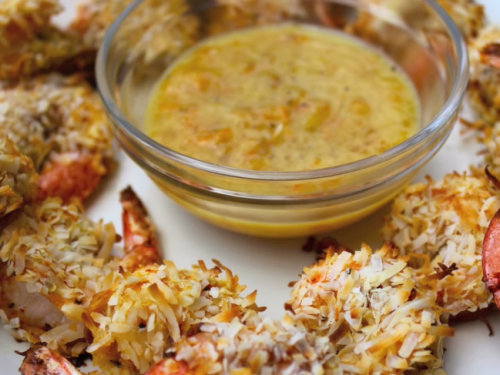 coconut shrimp with spicy orange marmalade sauce recipe