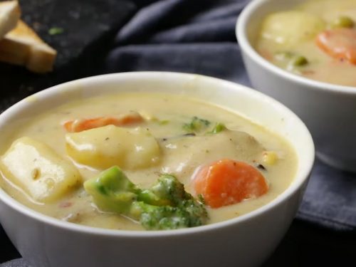 Creamy Chicken and Vegetables Recipe