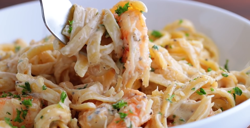 creamy shrimp pasta recipe