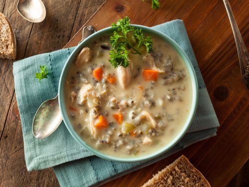 creamy turkey wild rice soup recipe