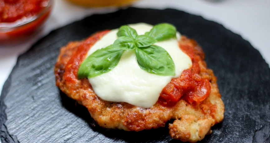 crispy italian chicken topped with mozzarella recipe