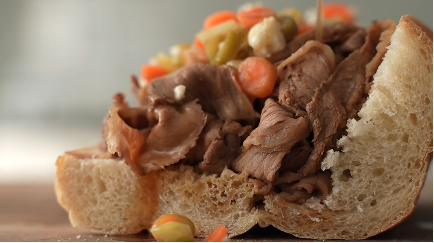 crock pot italian beef sandwich recipe