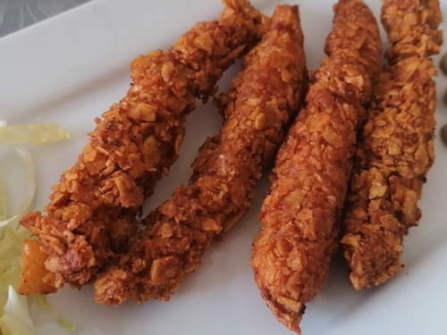 doritos crusted chicken strips recipe