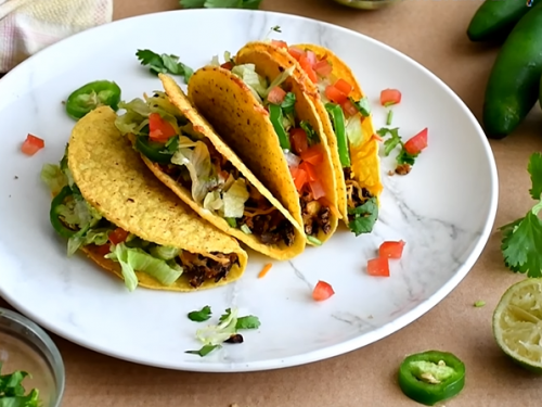 easy black bean tacos recipe