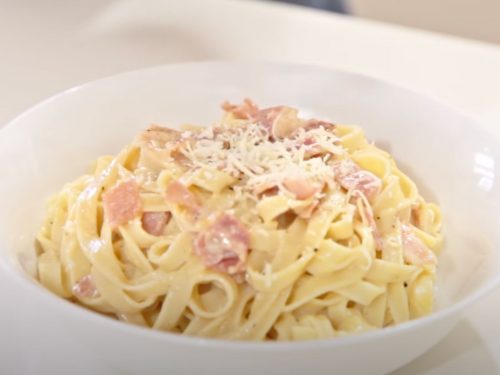 Fettuccine Carbonara Recipe