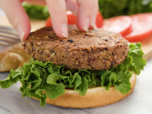 fiesta black bean veggie burger recipe