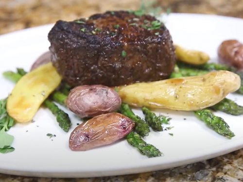 Coffee, Chili, and Cumin-Rubbed Filet Mignon Recipe