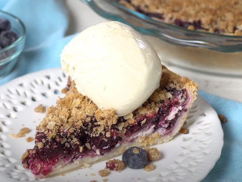 Fruit Pie with Crumb Topping Recipe