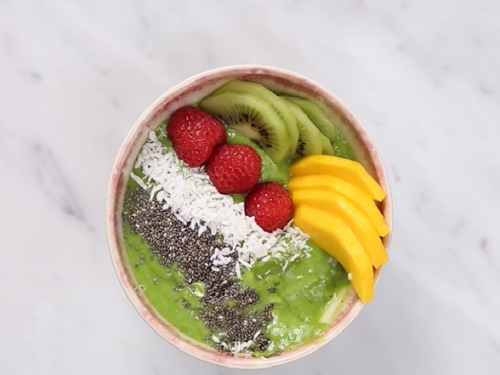 green smoothie bowl recipe