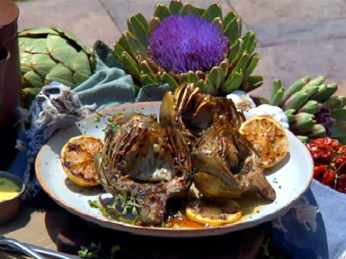 grilled artichokes recipe