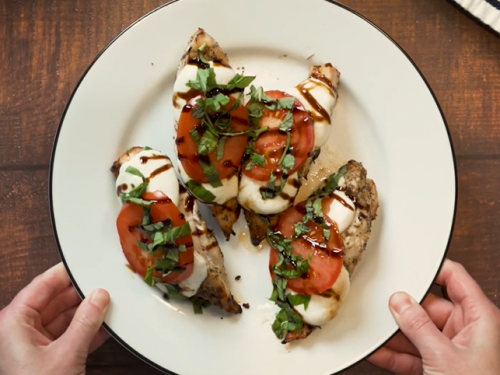 grilled chicken caprese with mozzarella recipe