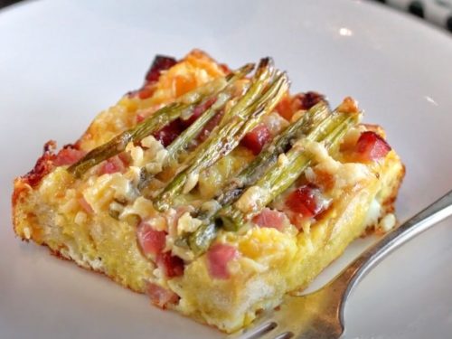 Ham and Asparagus Strata Recipe