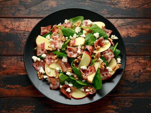 honey dijon apple bacon cranberry salad recipe