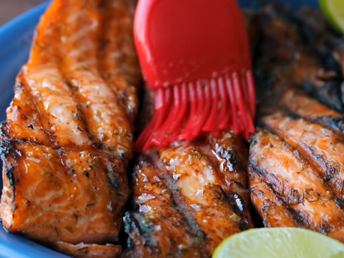 lemon garlic herb grilled salmon recipe