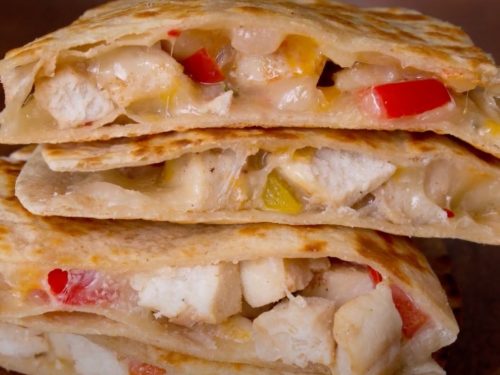 Lighter Chicken Quesadilla Recipe