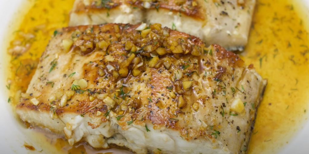 Mahi Mahi with Herbed White-Wine Sauce Recipe