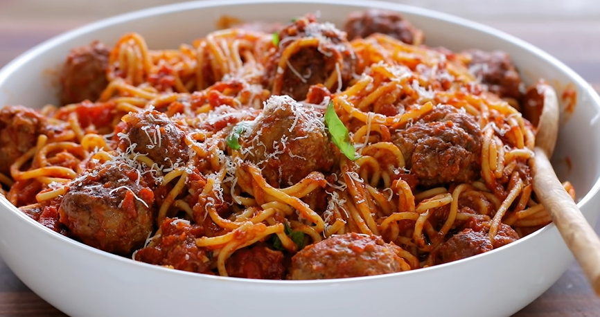 marinara meatball pasta recipe