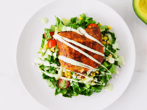 mexian grilled salmon salad recipe