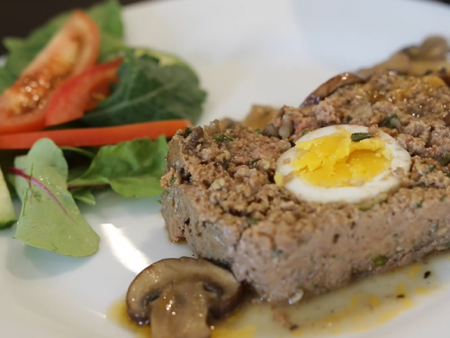 mushroom beef meatloaf recipe