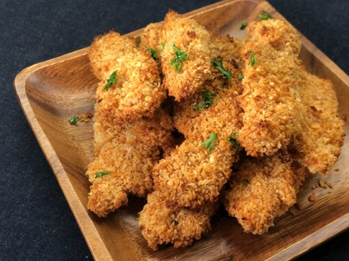 panko-crusted chicken tenders recipe