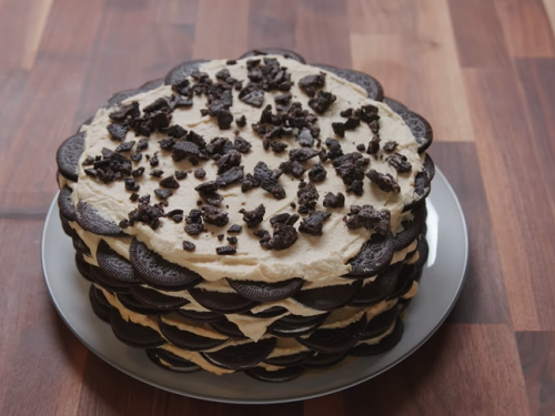 peanut butter oreo icebox cake recipe