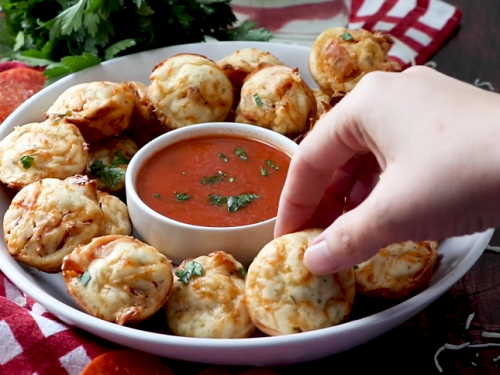 pepperoni pizza puffs recipe