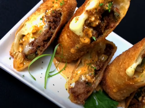 philly cheesesteak egg rolls recipe