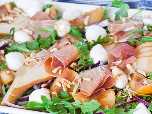 prosciutto arugula fig salad recipe