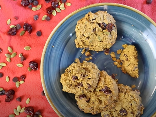 pumpkin-oat chocolate chip cookies recipe