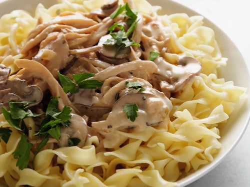 rotisserie chicken stroganoff recipe