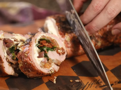 rueben stuffed pork tenderloin recipe