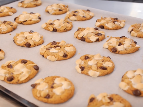 s'more peanut butter cookies recipe