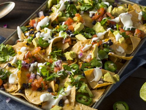 sheet pan chicken nachos recipe