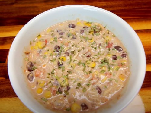 SLOW COOKER CREAM CHEESE CHICKEN CHILI Recipe