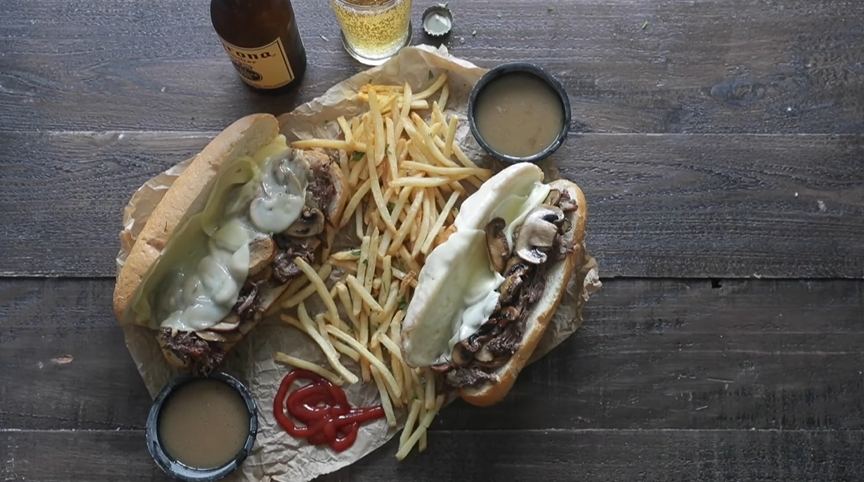 slow cooker french dip sandwiches recipe