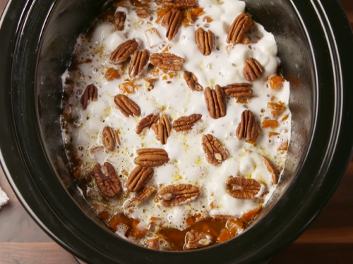 slow cooker sweet potato casserole recipe