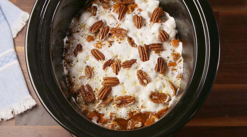 slow cooker sweet potato casserole recipe