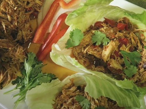 SLOW COOKER TEX MEX LETTUCE WRAPS Recipe