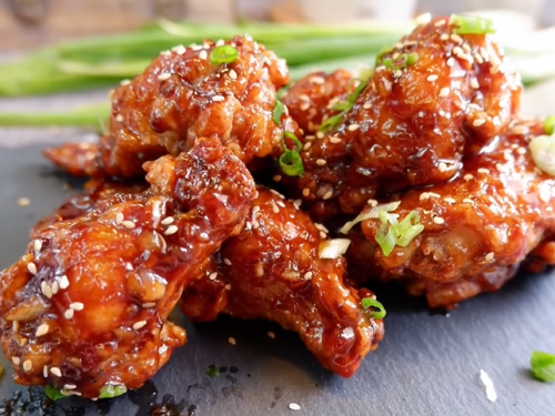 sticky asian chicken wings recipe