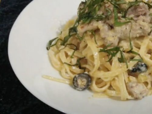 Summery Fettuccine Alfredo Recipe