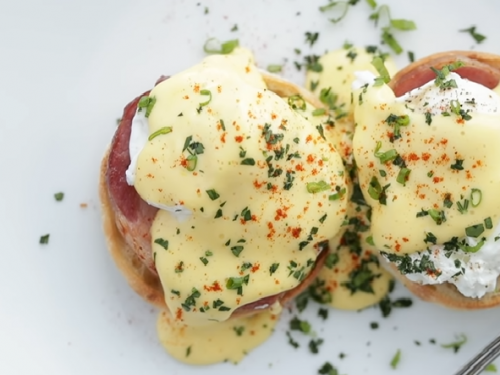 swiss chard eggs benedict recipe