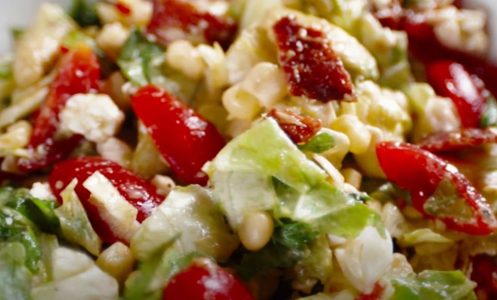 blt chopped salad with lemon vinaigrette recipe