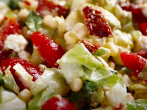 blt chopped salad with lemon vinaigrette recipe