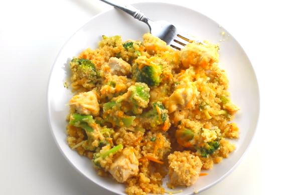 chicken broccoli casserole with quinoa recipe