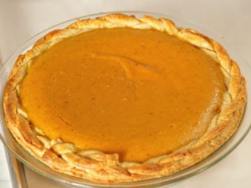 moon-shaped pumpkin pie recipe