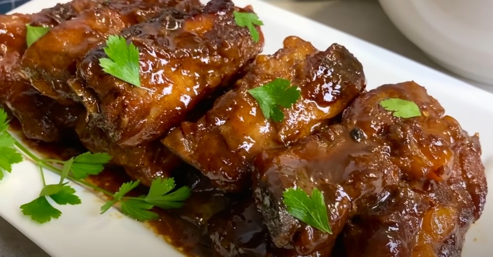 apple radish bbq ribs recipe